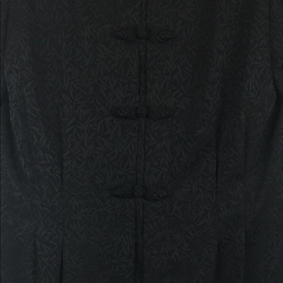 Debra Michaels Black Kimono Midi Dress Size 8 - Picture 2 of 6